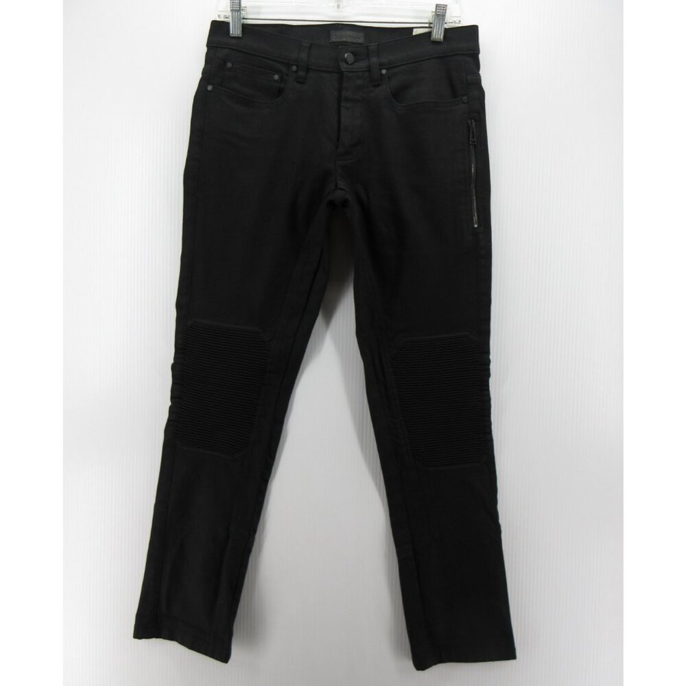 Belstaff Jeans 30 Moto Biker Ribbed Knee Regular Fit Racer Denim 30X29